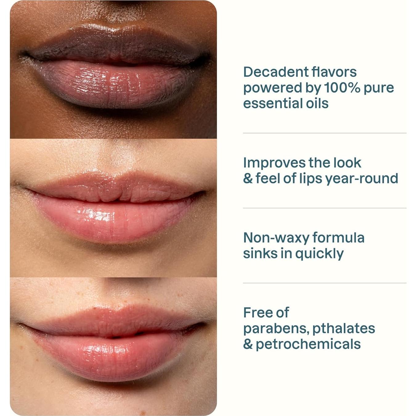 Bálsamo Labial Tinte Cliganic - 4 Colores - Vitamina E