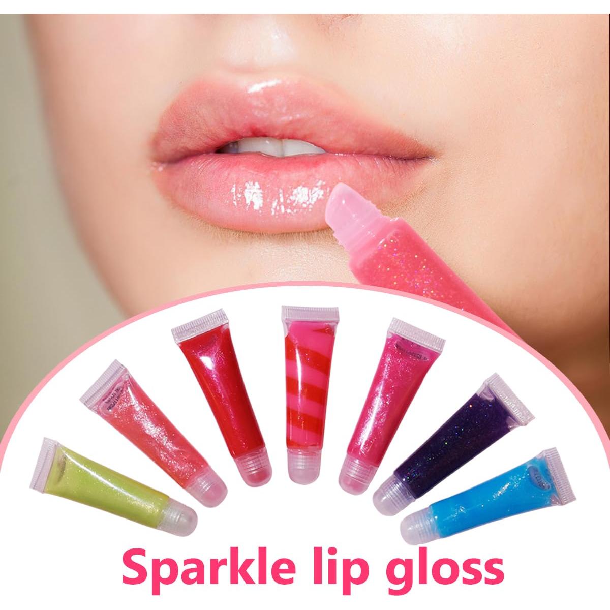 Set de Brillo Labial M&U con Estuche - 12 Piezas Sabores