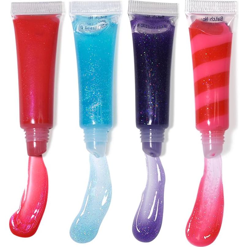 Set de Brillo Labial M&U con Estuche - 12 Piezas Sabores