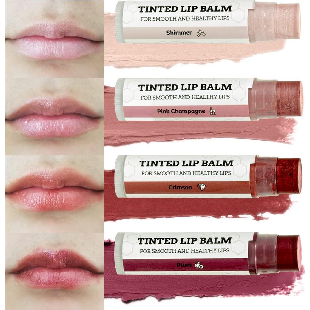 Bálsamo Labial Tinte Earth's Daughter 4 Colores Orgánicos