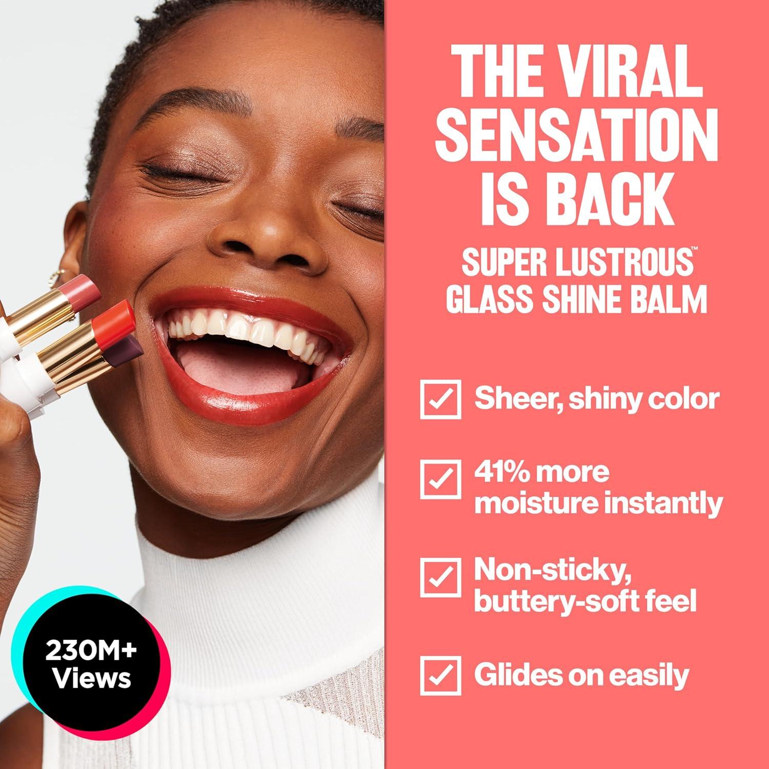 Bálsamo Labial Brillante Revlon Super Lustrous 002 Pink Flip 3,11 g