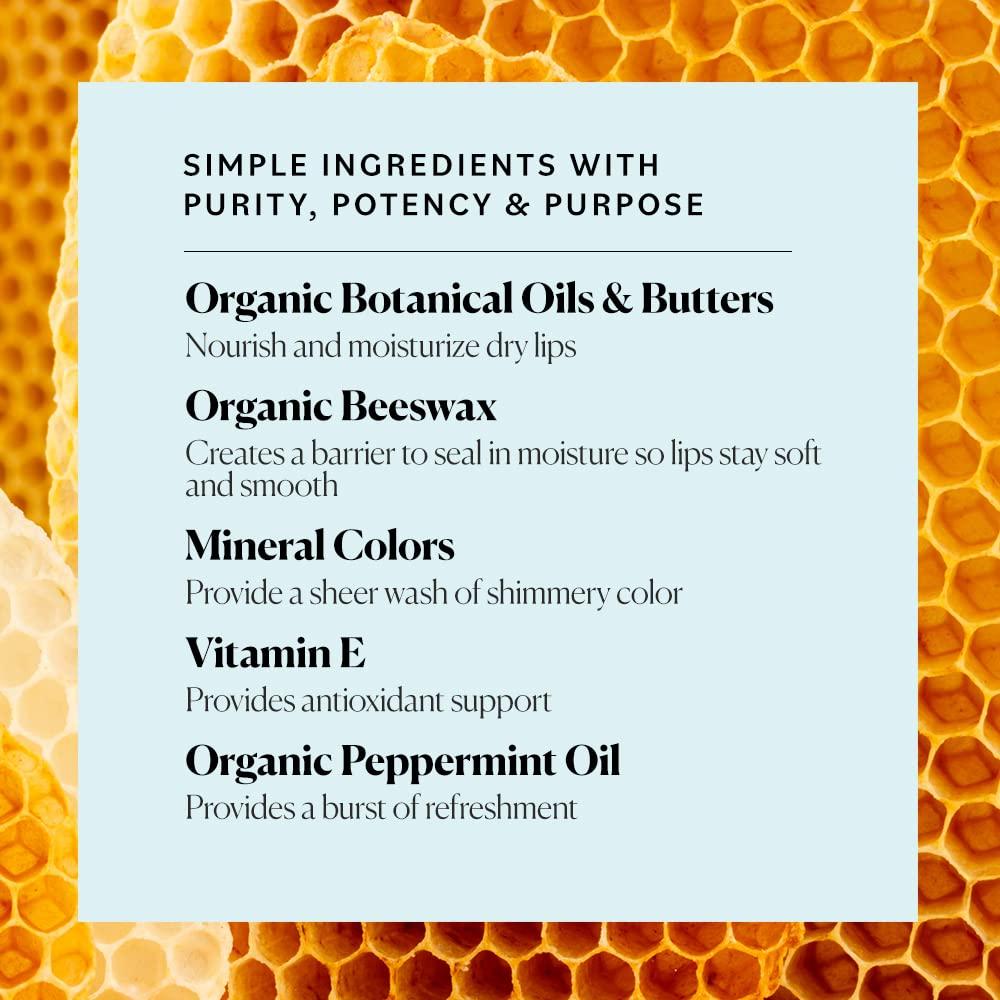 Balsamos Labiales Tinteados Sky Organics 4 Sabores 17g