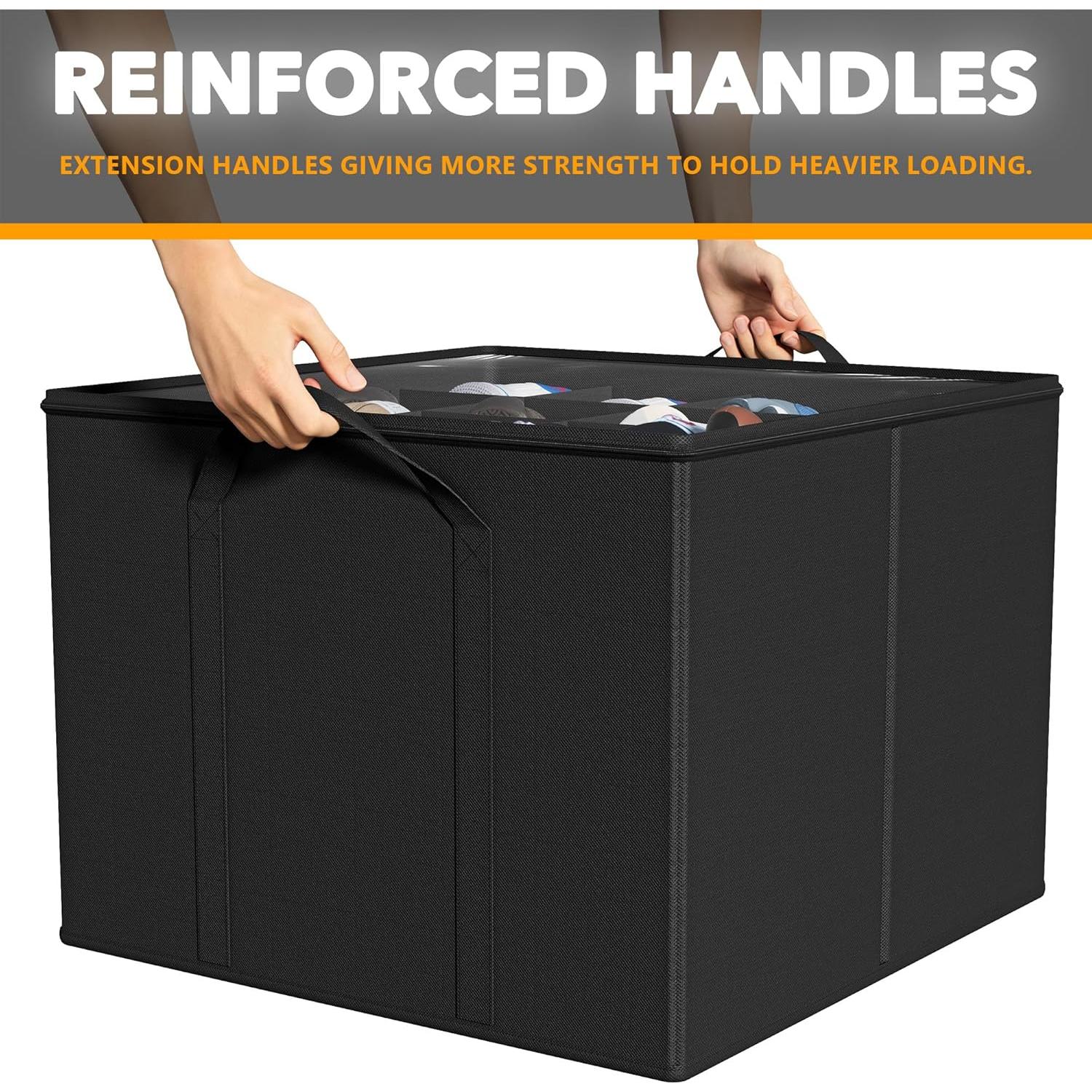 Organizador de Zapatos SpaceAid Plegable 32 Compartimentos Negro