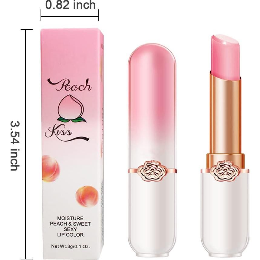 Labial Cambia Color BINGBRUSH 2 Pcs Melocotón Hidratante