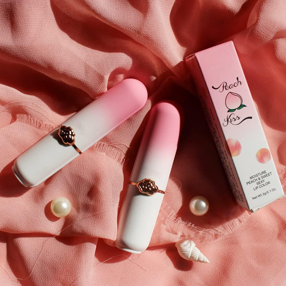 Labial Cambia Color BINGBRUSH 2 Pcs Melocotón Hidratante