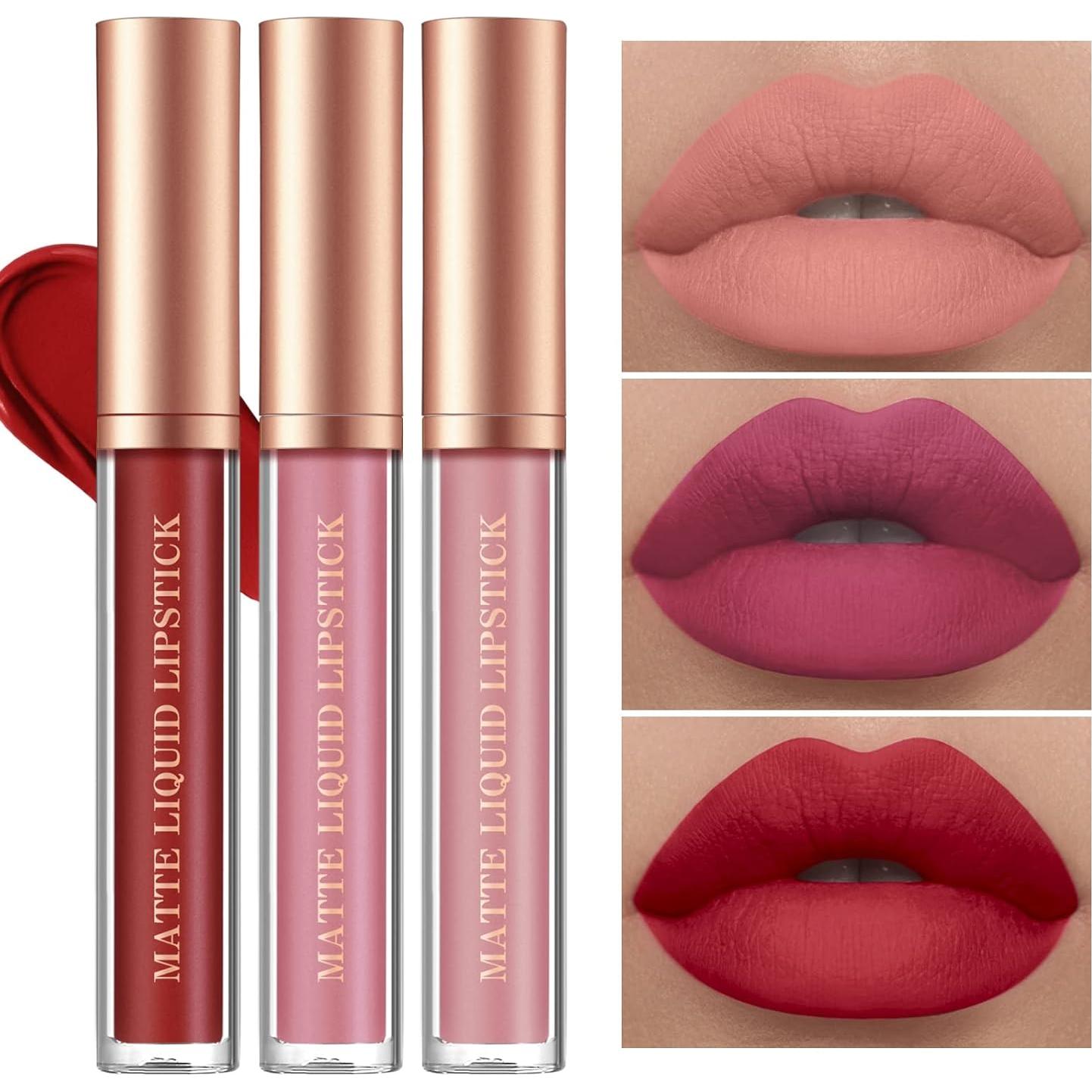 Set de 12 lápices labiales líquidos mate BestLand