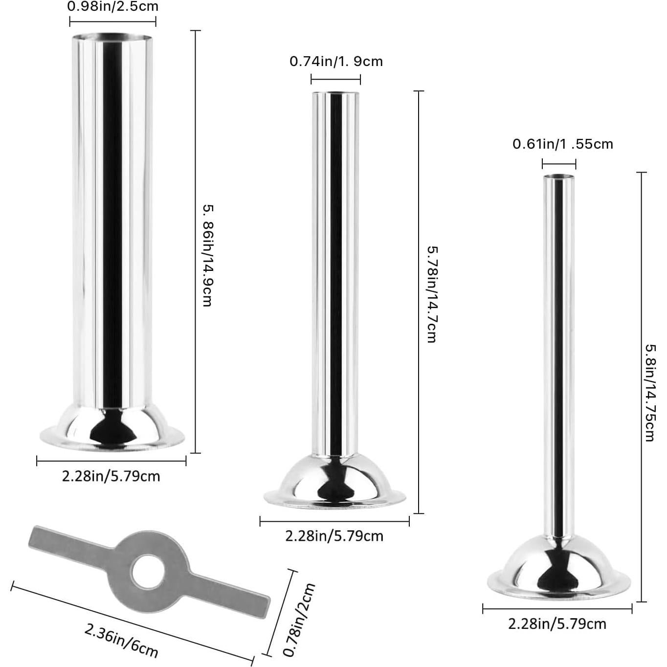 Kit de Hacer Salchichas Supkiir 3 Piezas Acero Inoxidable