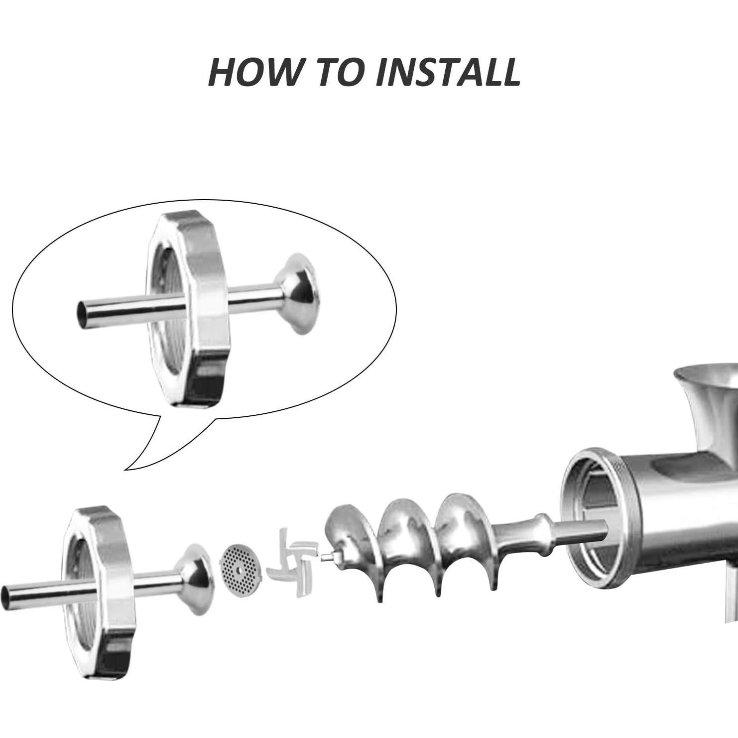 Kit de Hacer Salchichas Supkiir 3 Piezas Acero Inoxidable