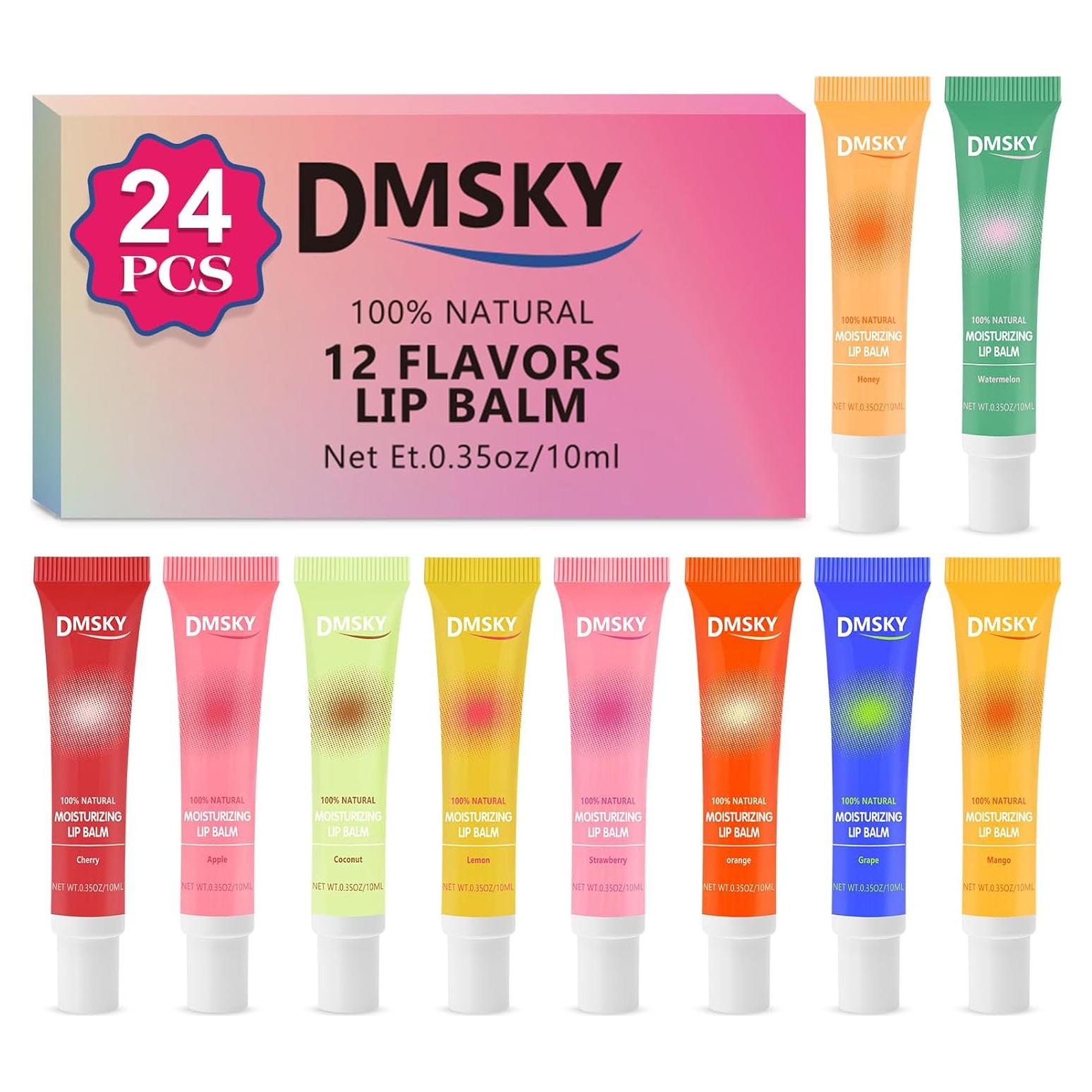 Set de 24 Brillos Labiales Dmsky 10,4 ml Hidratantes