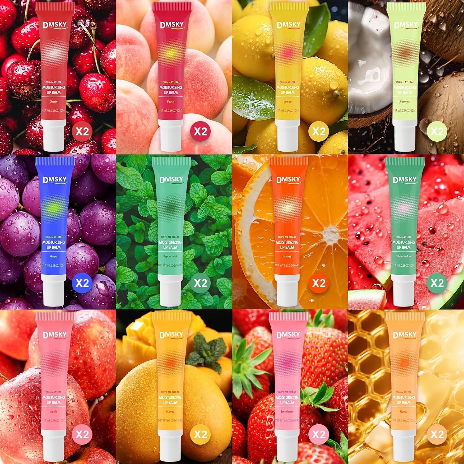 Set de 24 Brillos Labiales Dmsky 10,4 ml Hidratantes