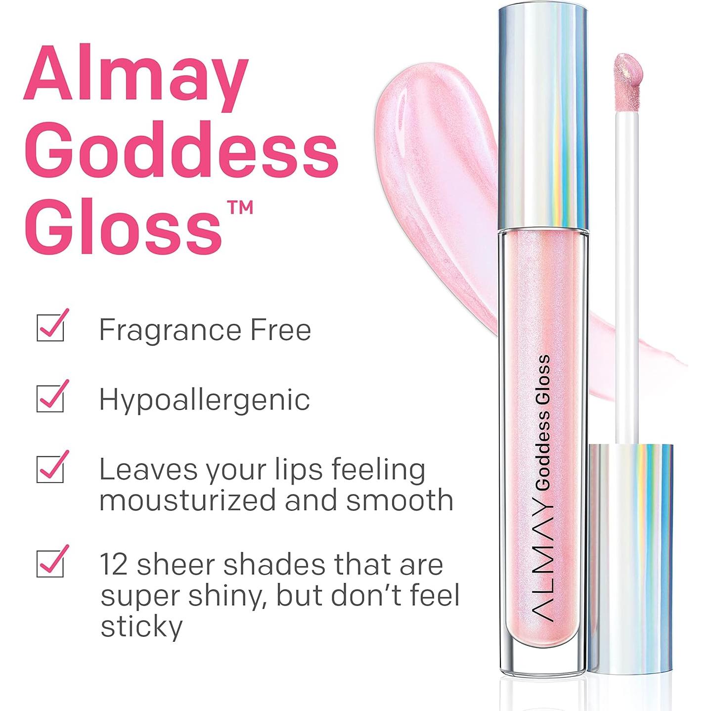 Brillo de Labios Almay 200 Angelical Hipoalergénico 25,5 g