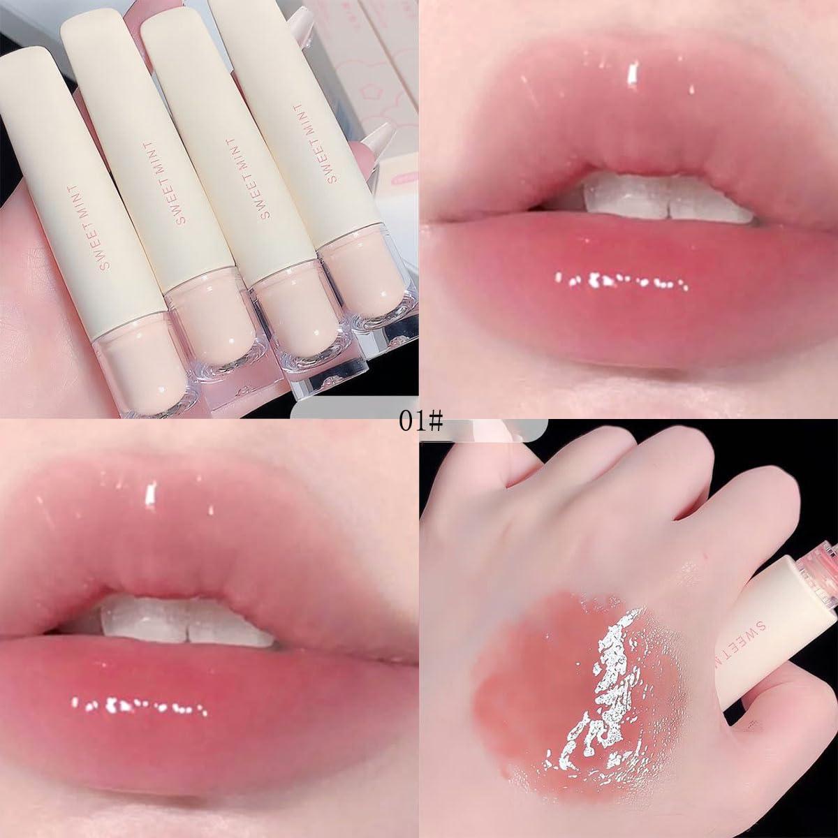Set de 4 Brillos Labiales Hidratantes Baorder - Gel Larga Duración