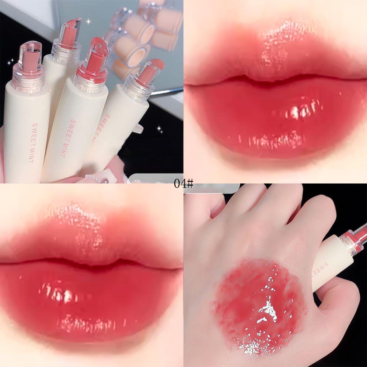Set de 4 Brillos Labiales Hidratantes Baorder - Gel Larga Duración