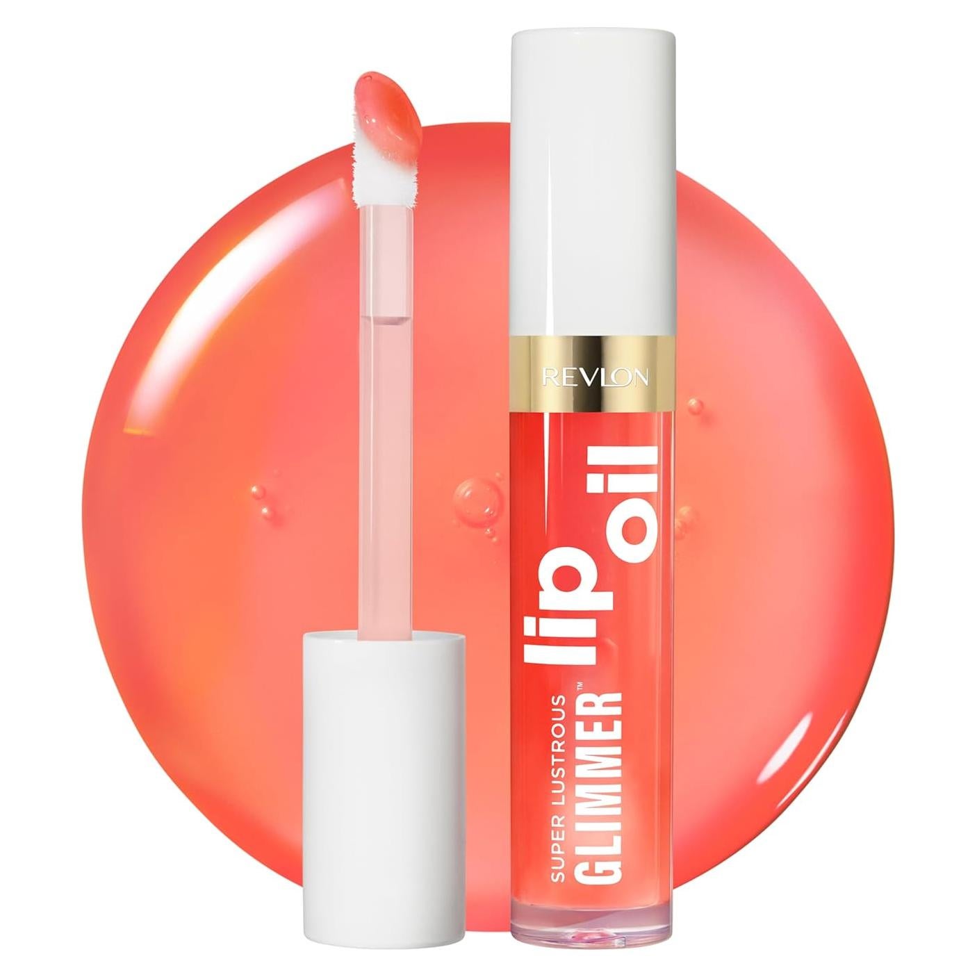 Aceite Labial Revlon Super Lustrous Glimmer 002 Miss Coral 3.85 ml