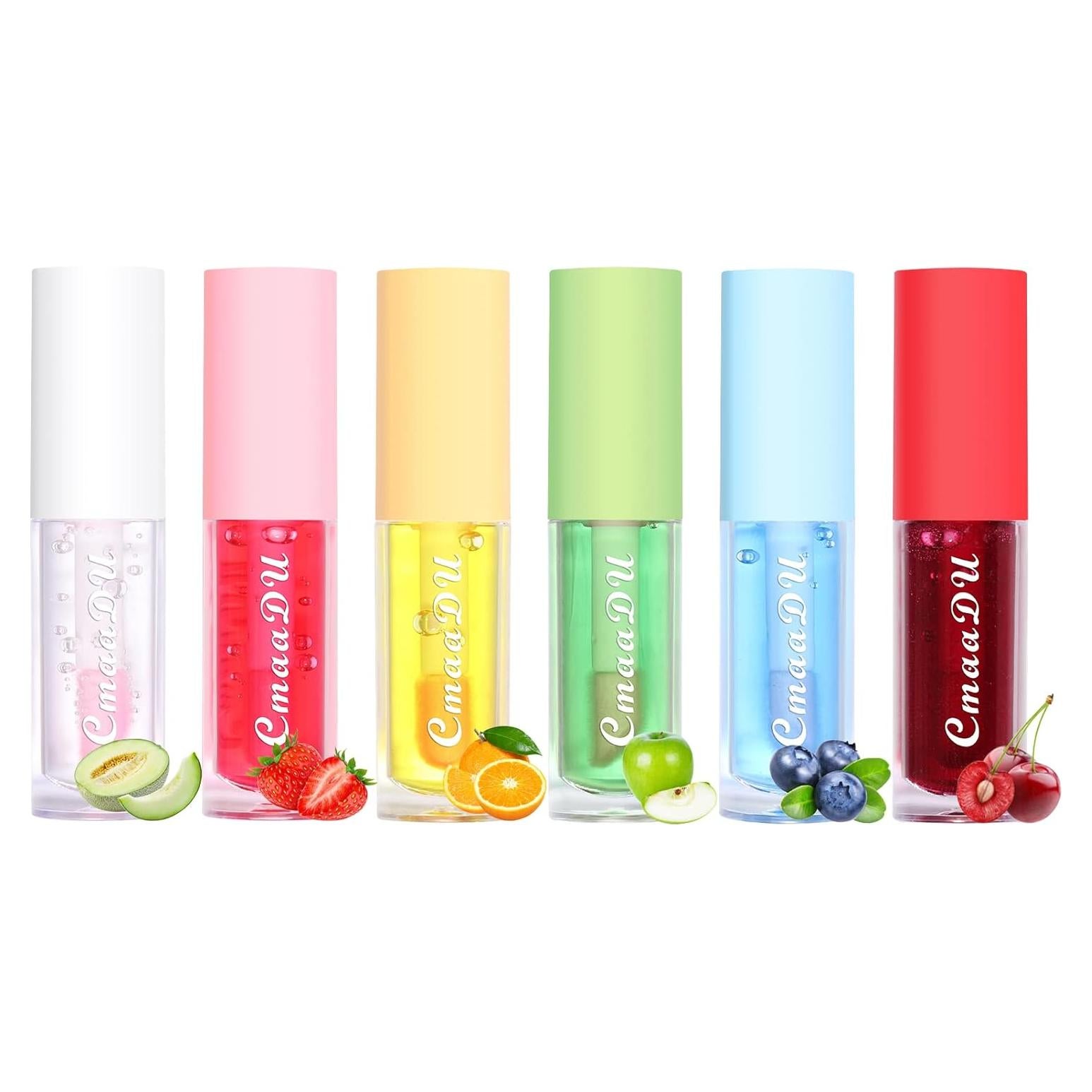Juego de 6 Brillos Labiales Kimieye Hidratantes 10ml