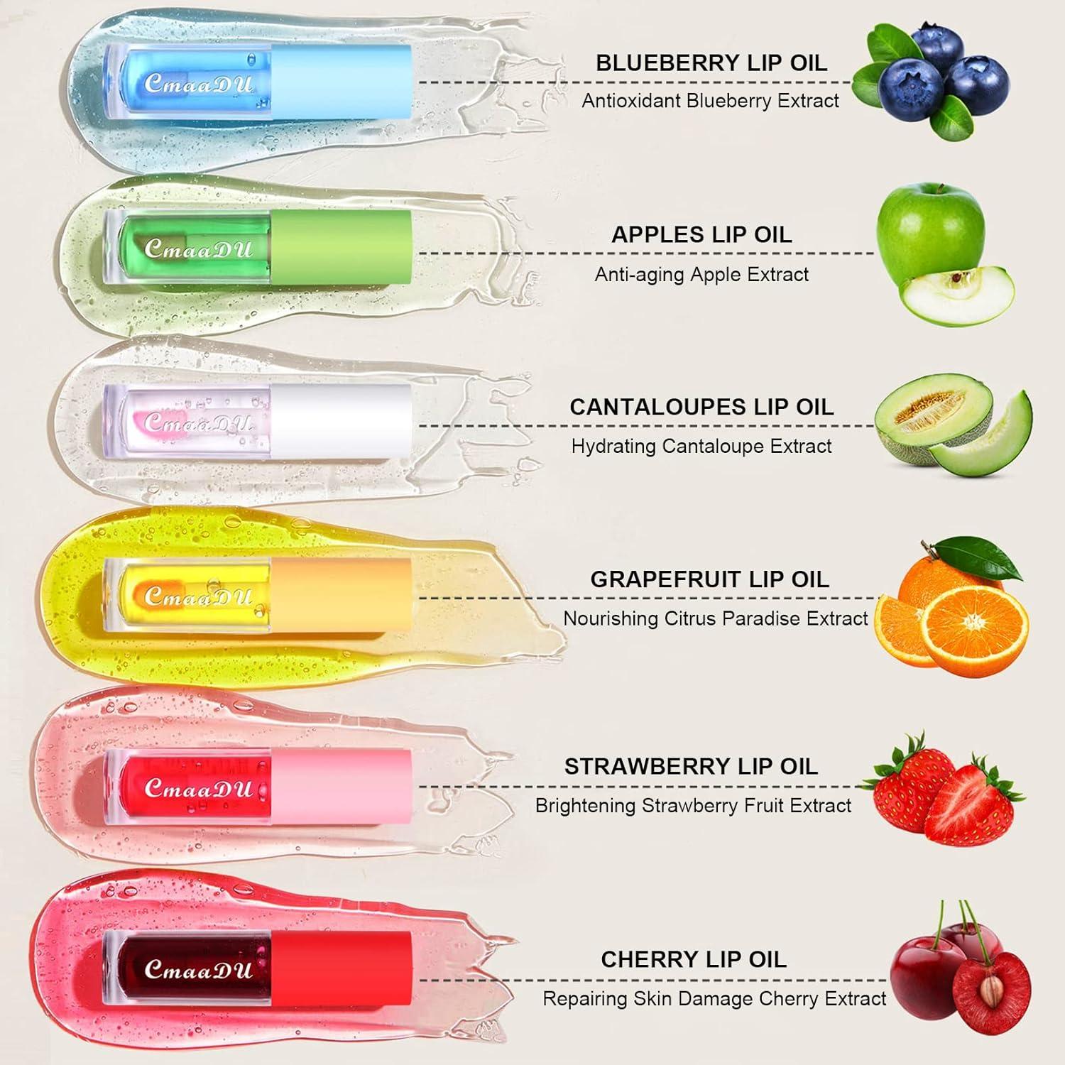 Juego de 6 Brillos Labiales Kimieye Hidratantes 10ml