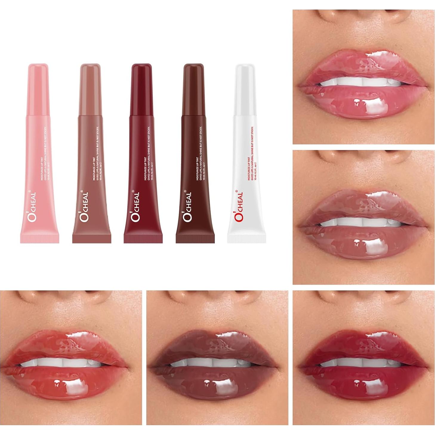 Mascarilla Hidratante Labial O'CHEAL Gel Color 02 Marrón Claro