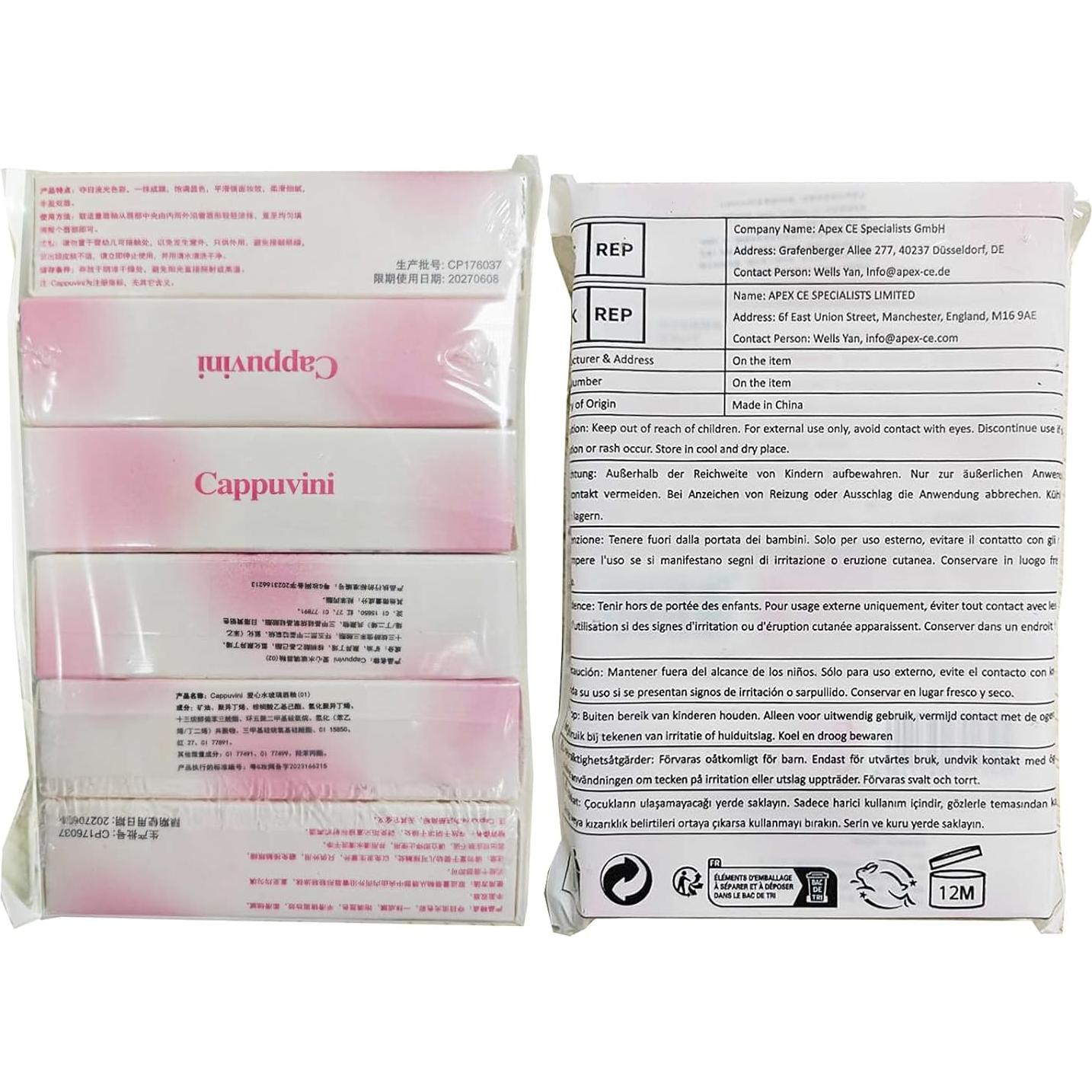 Juego de 6 Brillos Labiales Tintados LuckNest - Hidratación y Color