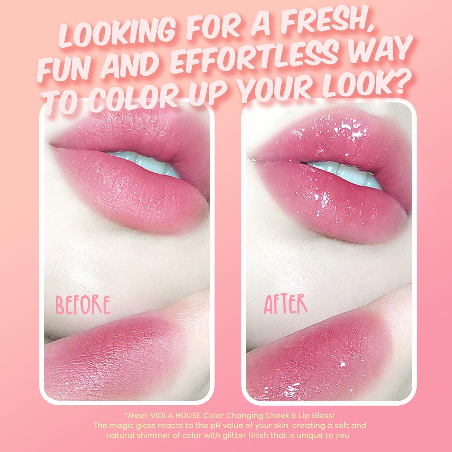 Brillo de Labios VIOLA HOUSE Cambia de Color 5g