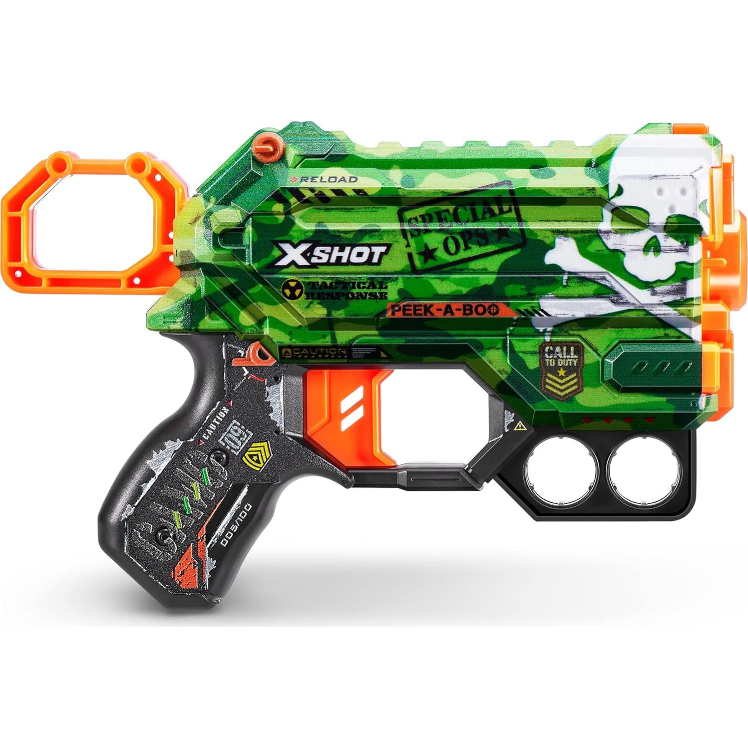 Lanzador de Dardos XShot Skins Dread y Menace + 48 Dardos