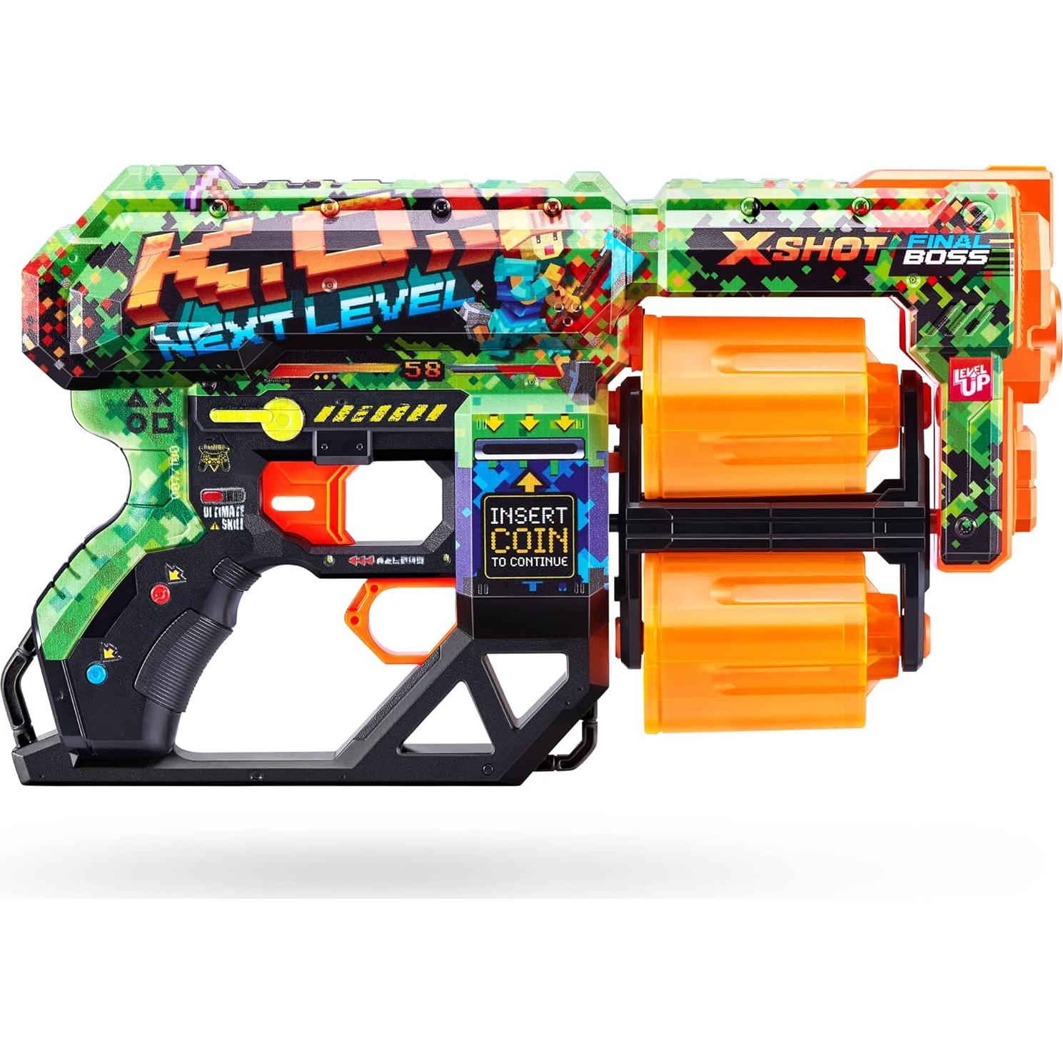 Lanzador de Dardos XShot Skins Dread y Menace + 48 Dardos