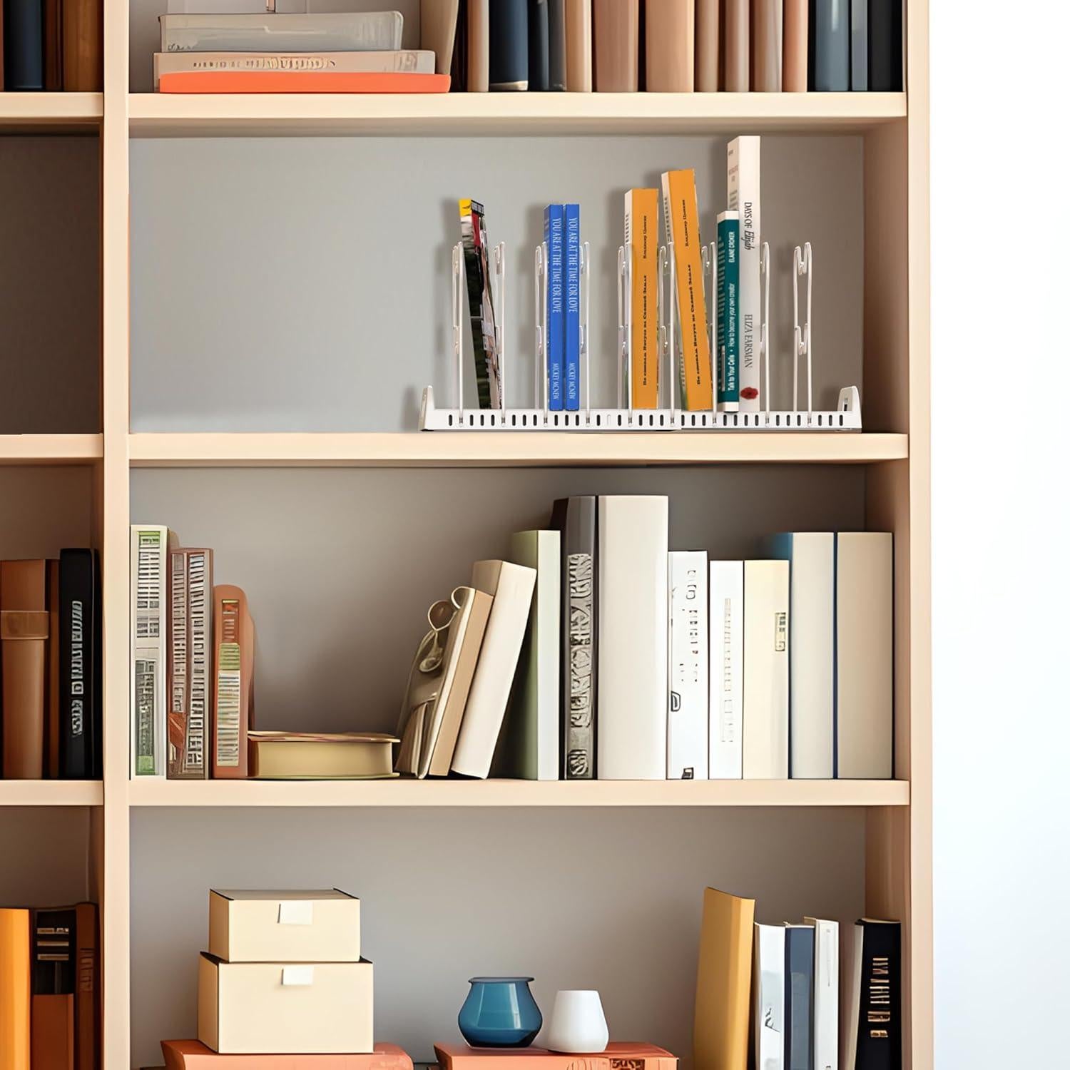 Organizador de Sartenes Ajustable Simple Houseware, 10 Compartimentos, Blanco