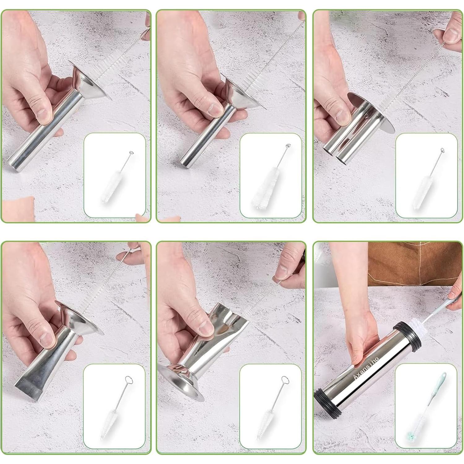 Pistola de Jerky MTOGALT 2 lbs Acero Inoxidable 12 Piezas