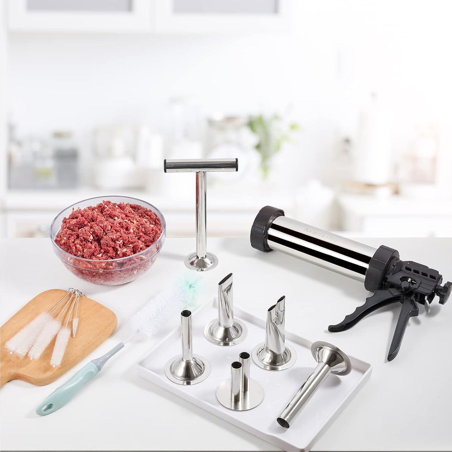 Pistola de Jerky MTOGALT 2 lbs Acero Inoxidable 12 Piezas