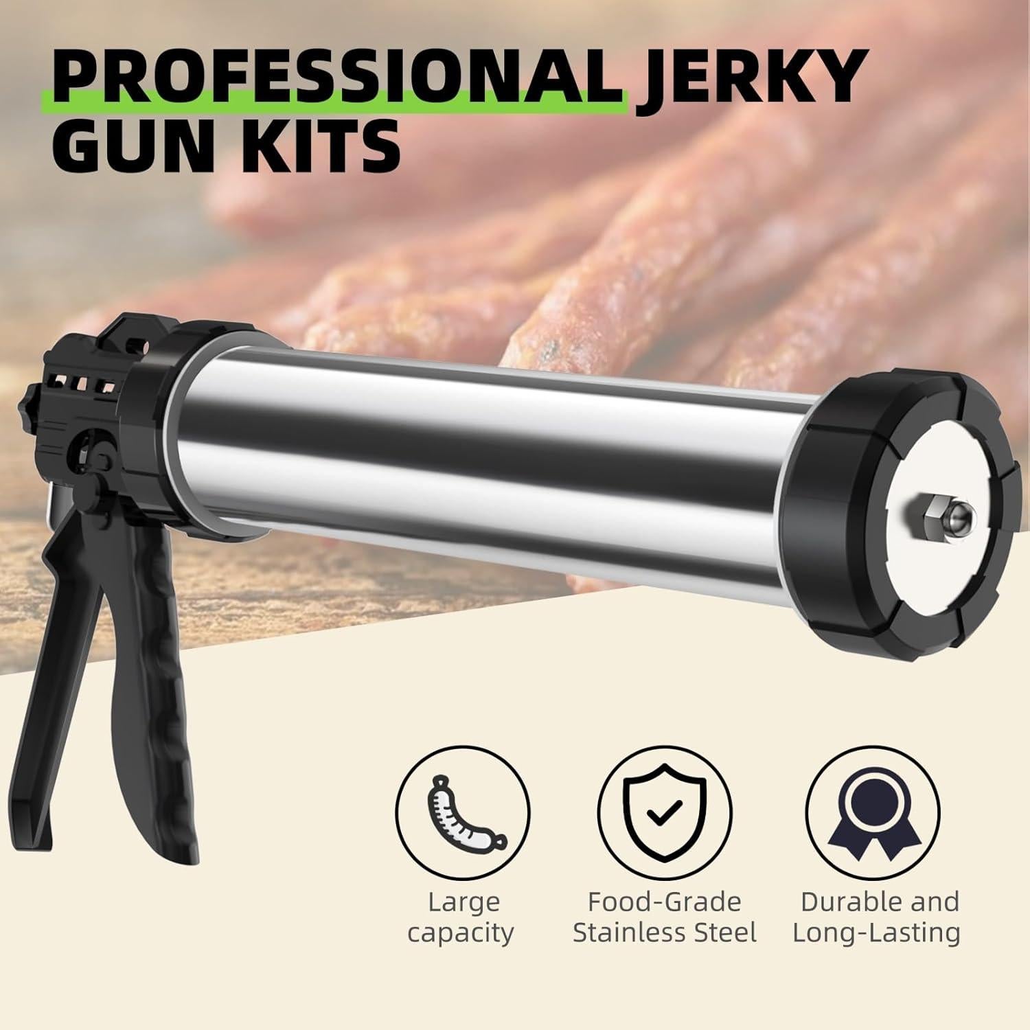 Pistola de Carne Jangker de Acero Inoxidable 1.47 kg