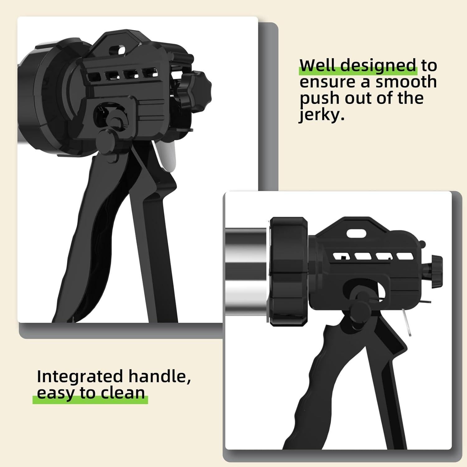 Pistola de Carne Jangker de Acero Inoxidable 1.47 kg