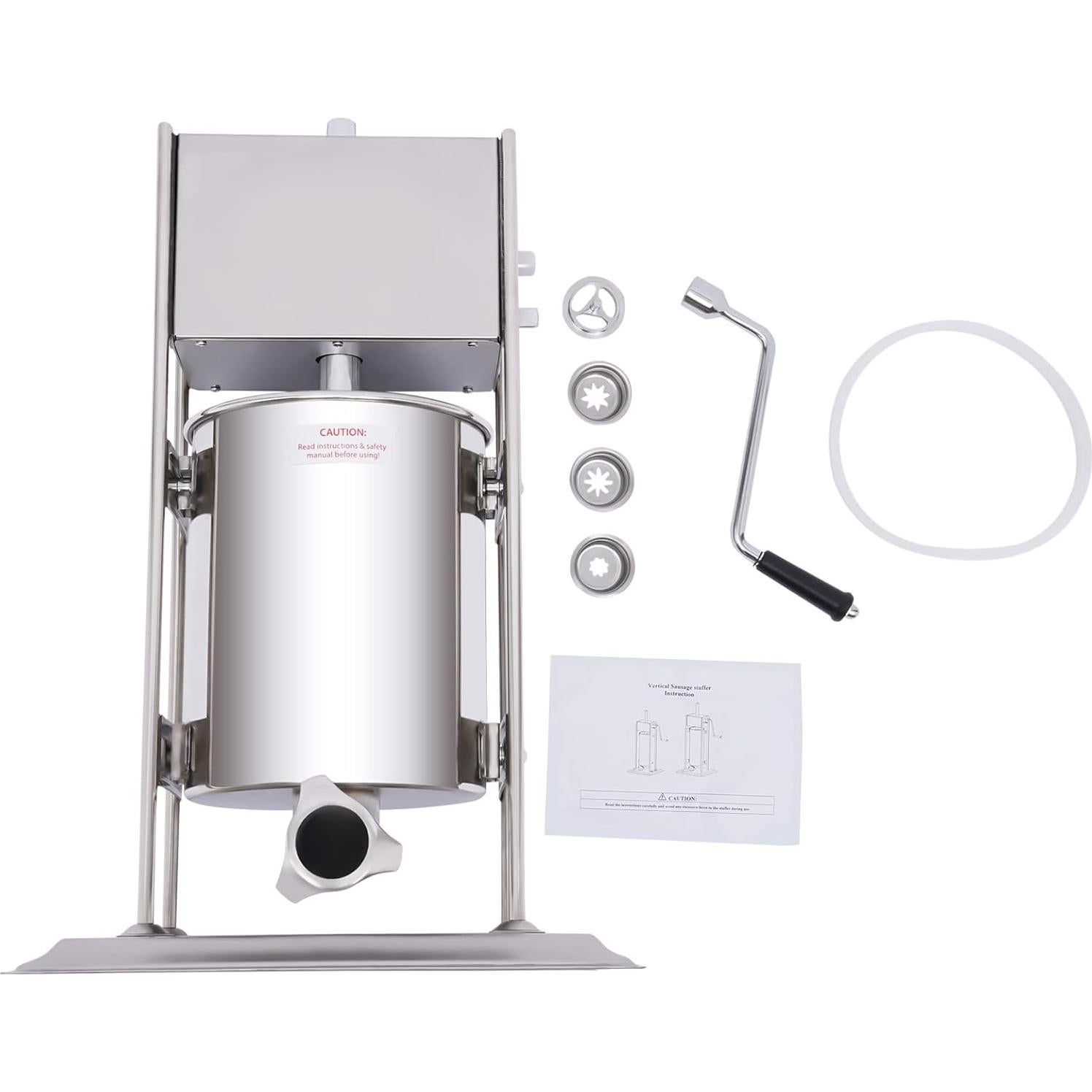 Máquina Manual de Churros y Salchichas 10L Acero Inoxidable