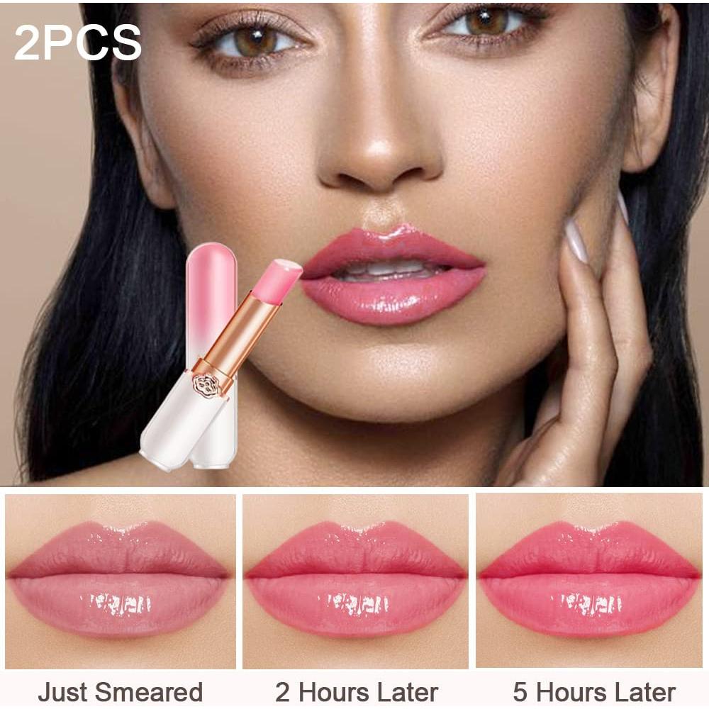 Bálsamos Labiales Tinte Cambiante Melocotón 2Pcs evpct