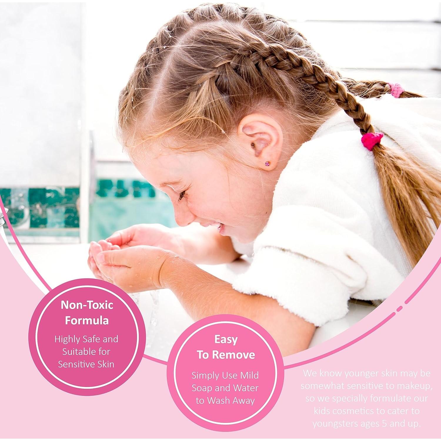 Conjunto de Brillo Labial No Tóxico 14 Piezas Unicornio