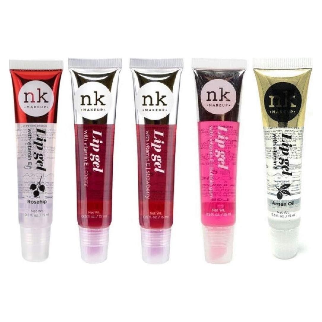 Gel Labial Nicka K Nueva York 5 Pack Vitamina E Sabor