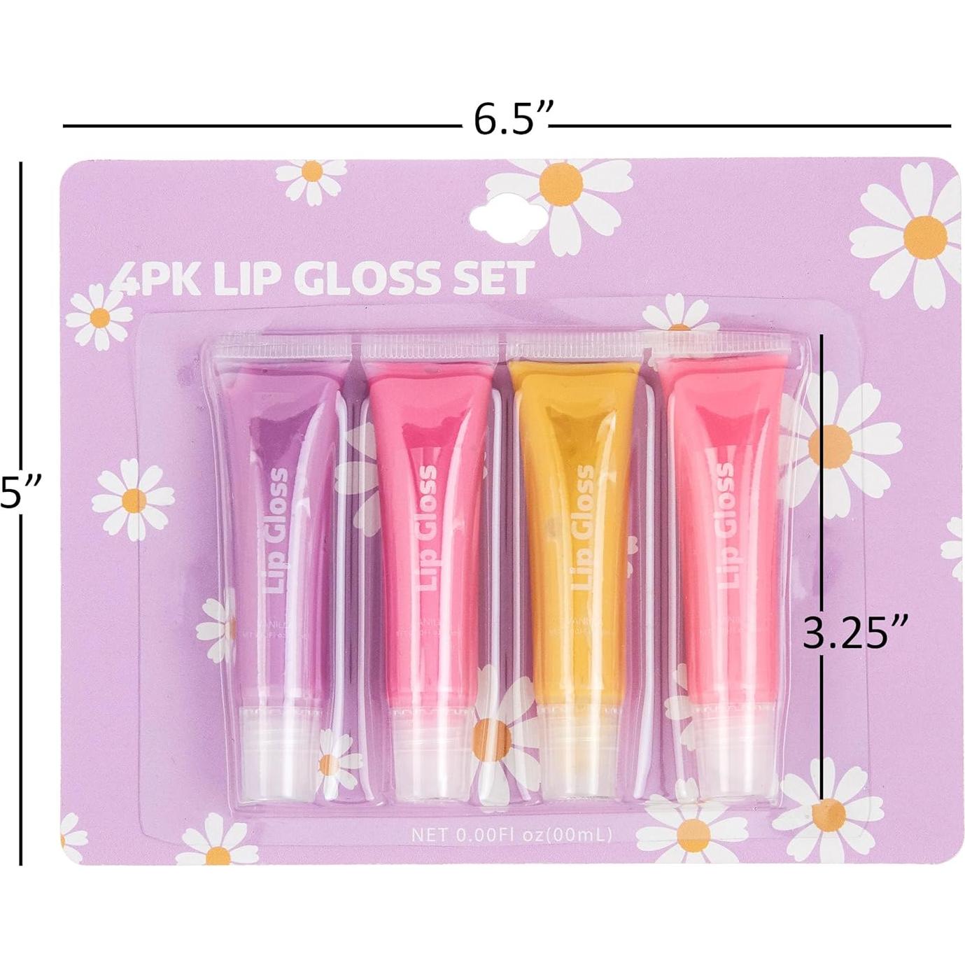 Set de 8 Brillos Labiales Saborizados Daisy - Almar