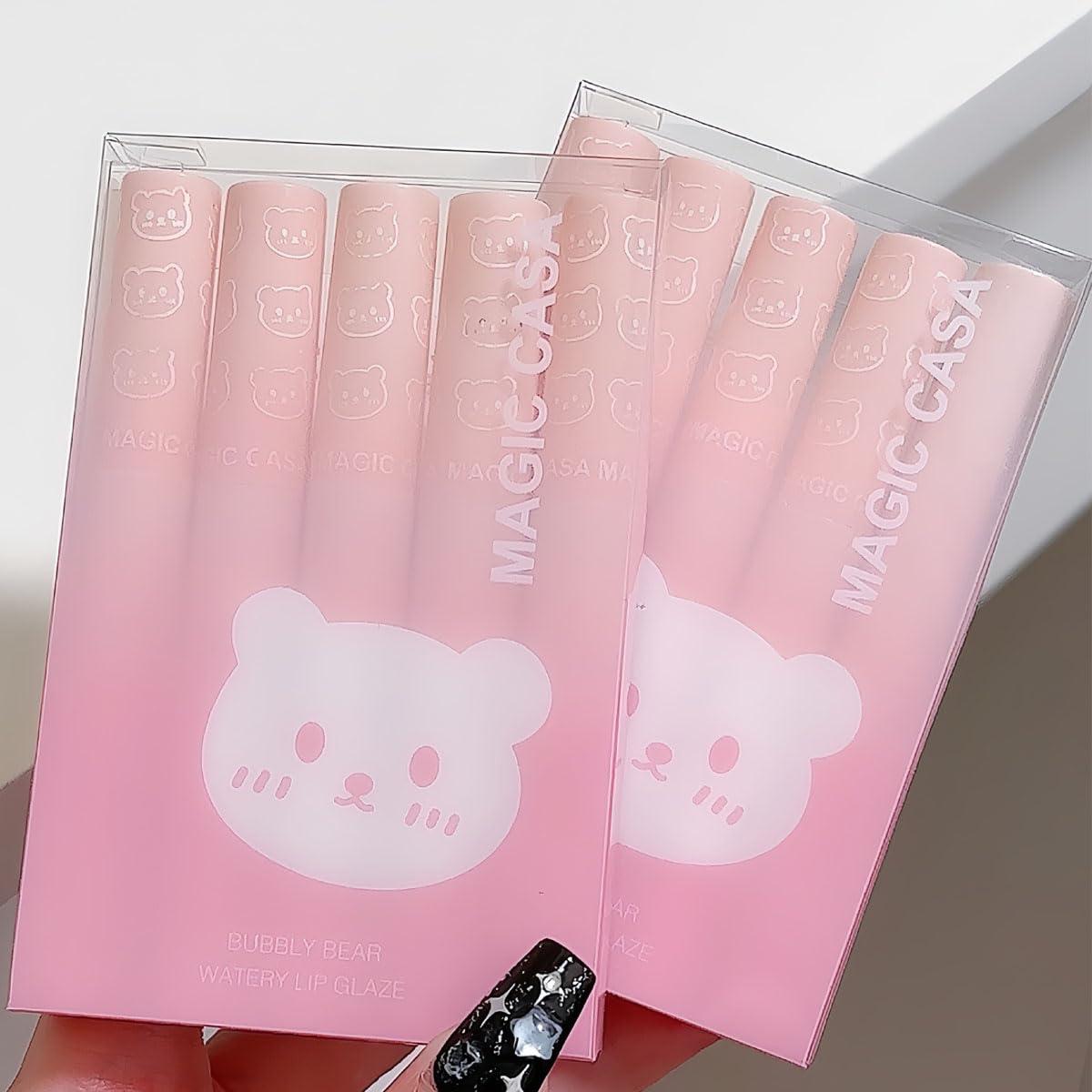 5 Piezas Tinte de Labios Hidratante Pakivs - 5 Colores