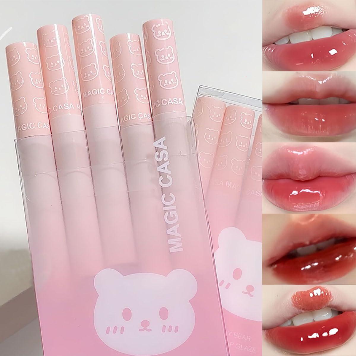 5 Piezas Tinte de Labios Hidratante Pakivs - 5 Colores