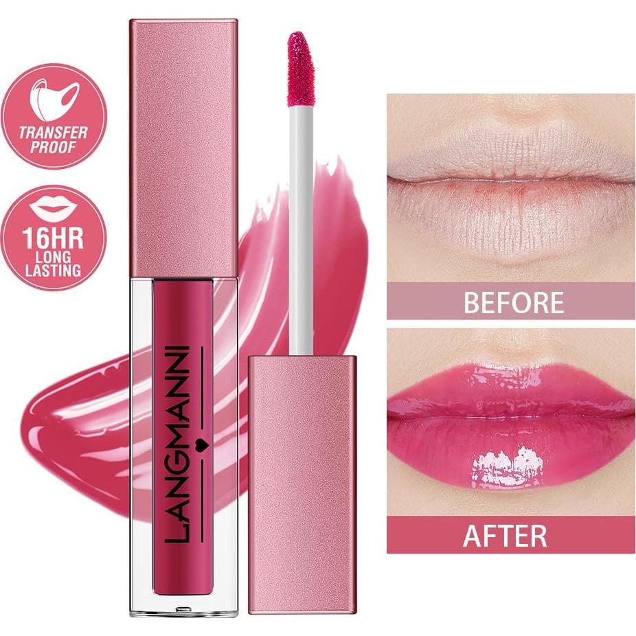 Set de 12 Pintalabios Líquido Dulele Hidratante y Brillante