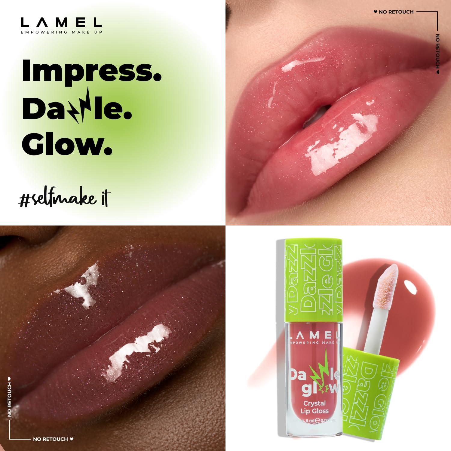 Brillo de Labios Dazzle Glow LAMEL 35,84 ml Color 403 Fancy