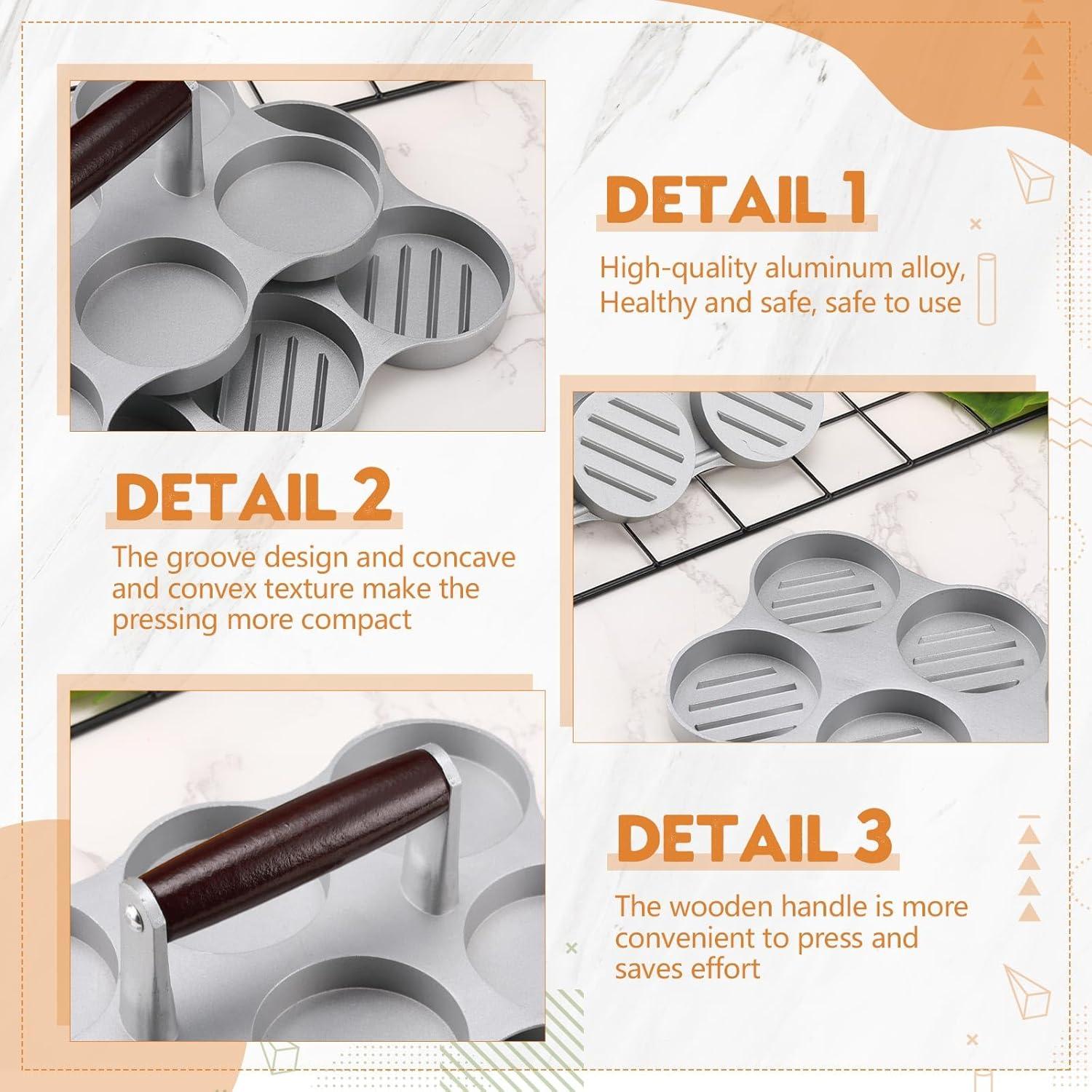 Prensa de Hamburguesas Mini Maker Teenyyou 3 y 6 Slots