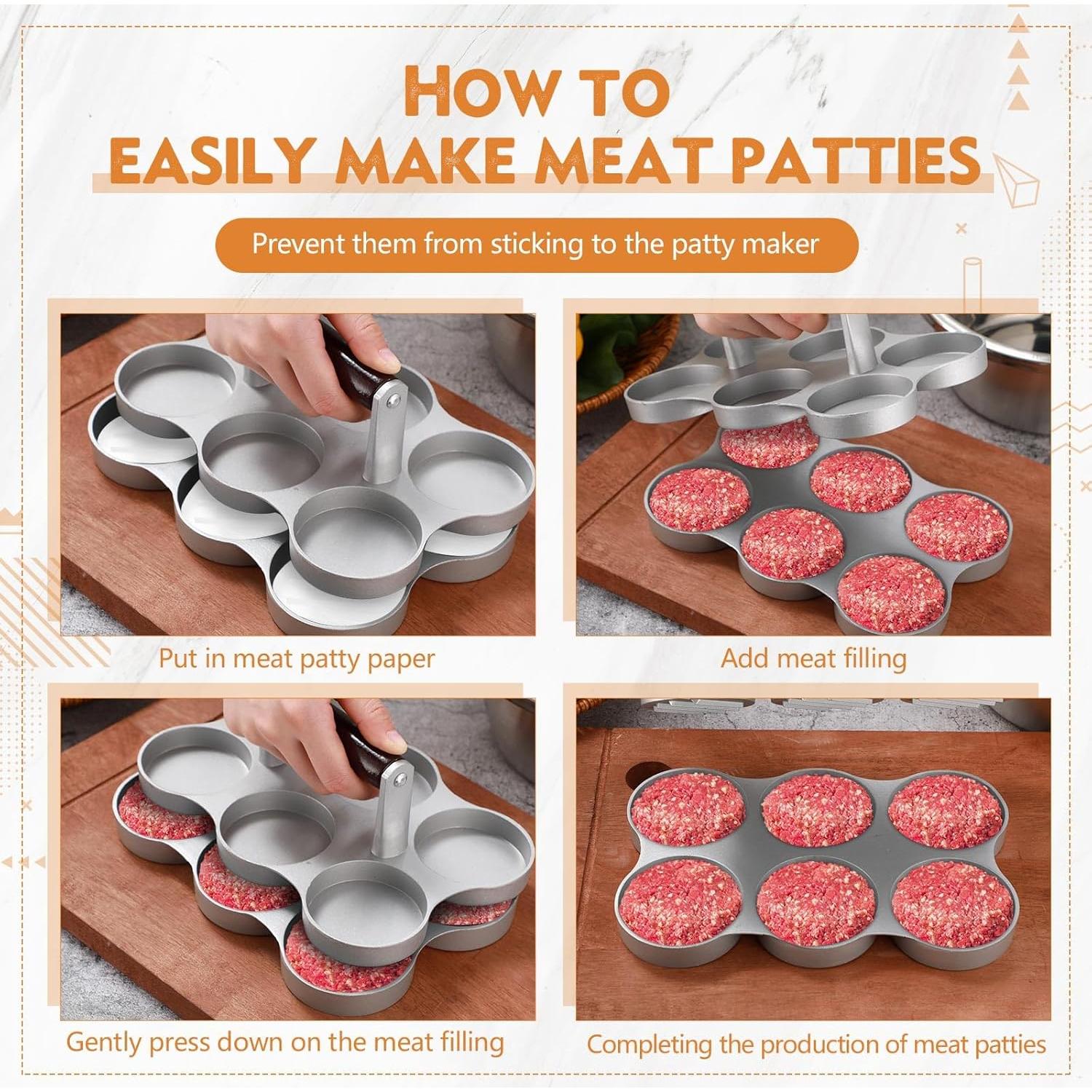 Prensa de Hamburguesas Mini Maker Teenyyou 3 y 6 Slots