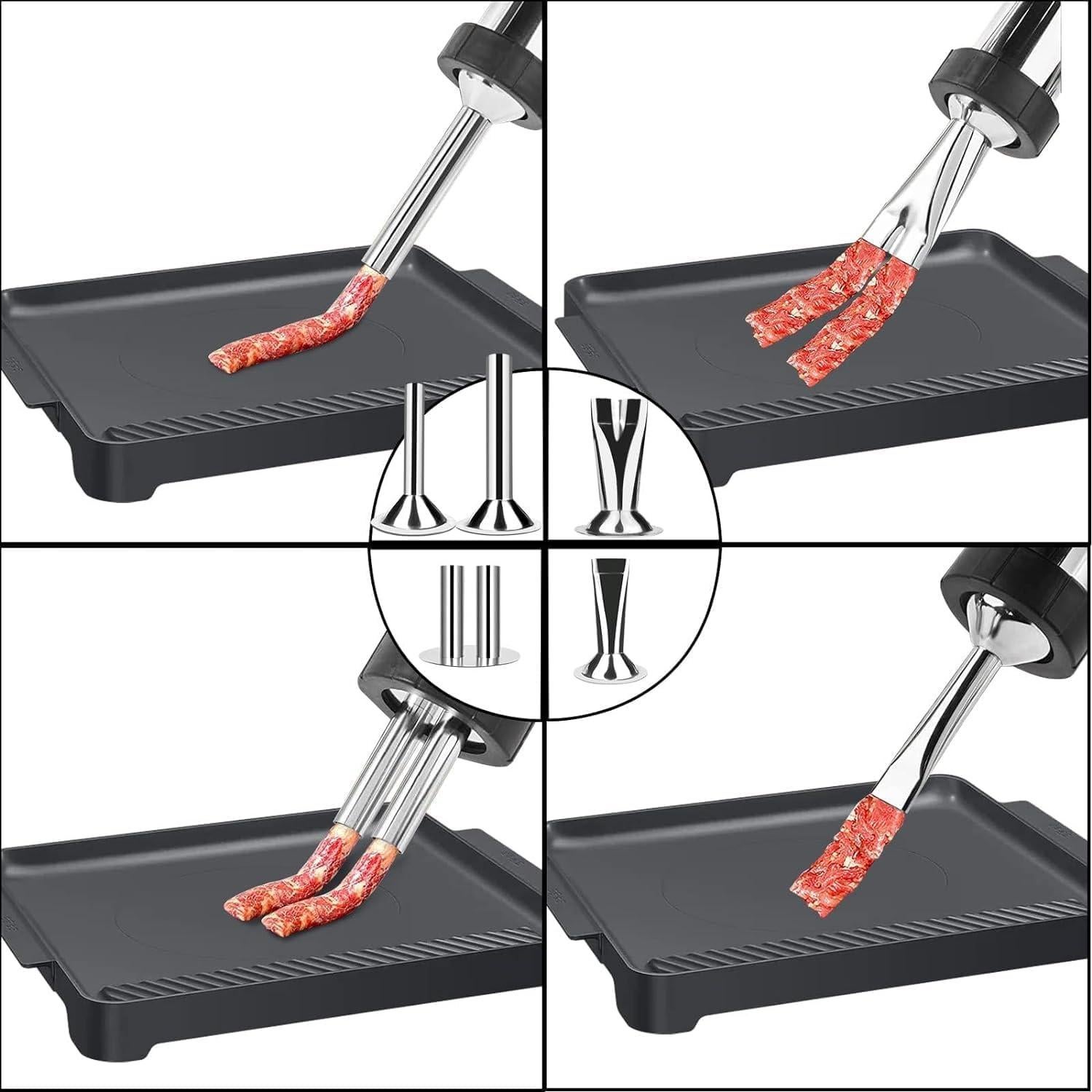 Kit de Pistola de Jerky de Acero Inoxidable XDGGCSY - 5 Boquillas