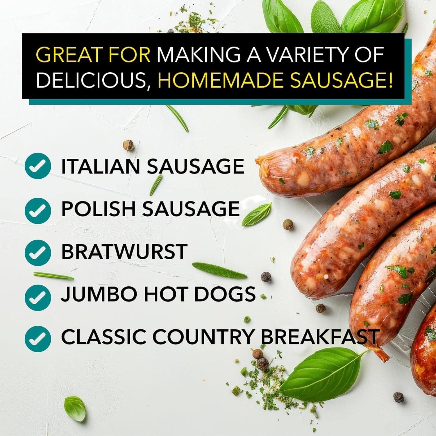 Envoltorios de Salchichas de Cerdo Natural The Sausage Maker 29-32mm