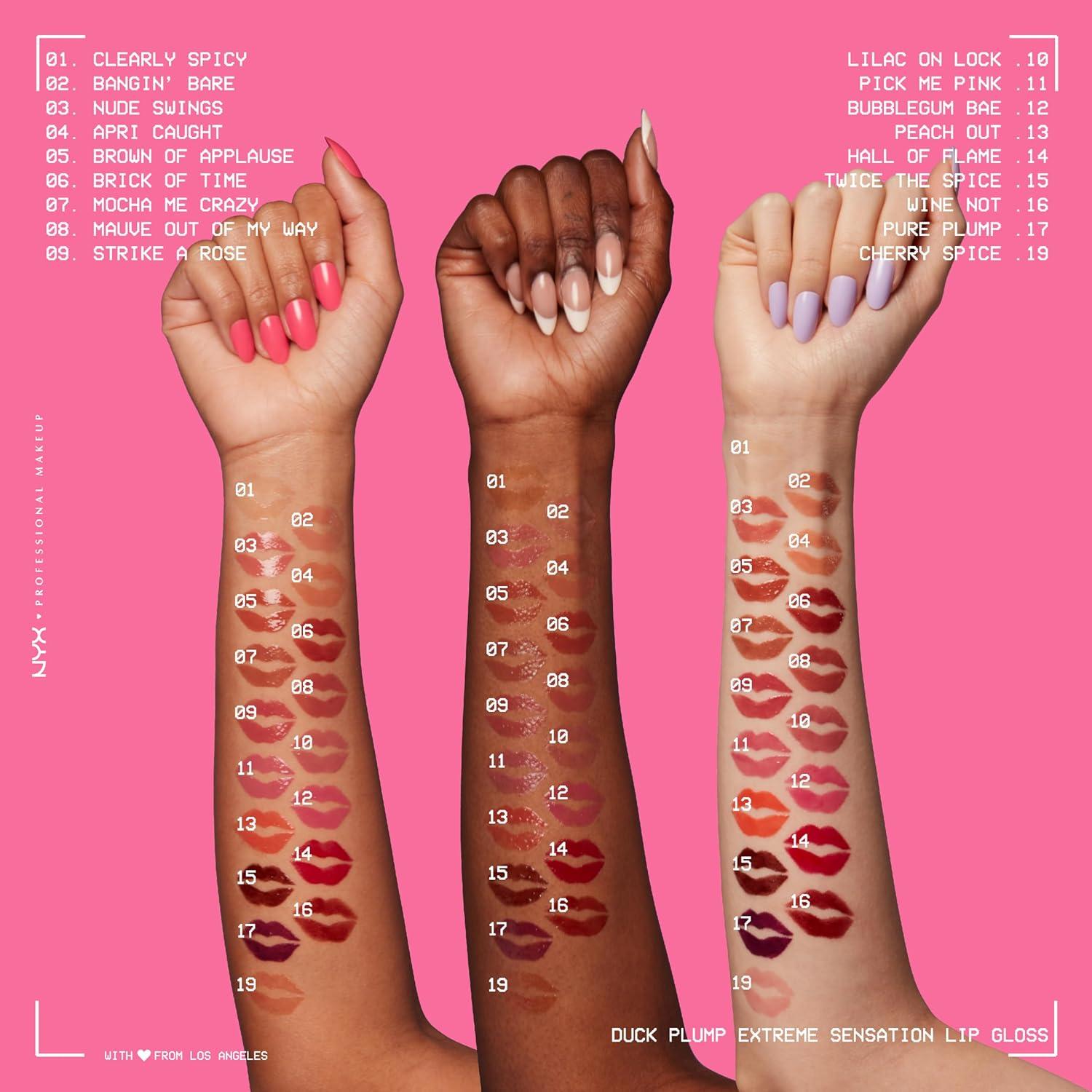 Gloss Labial Voluminizador NYX Duck Plump 6,81 ml - Picante