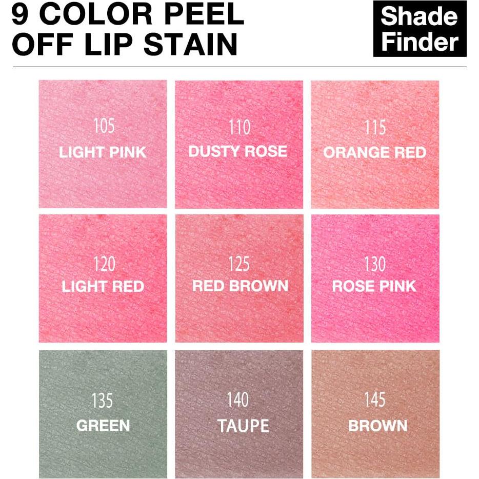 Tinta de Labios Peel Off evpct 120 Rojo Claro Larga Duración