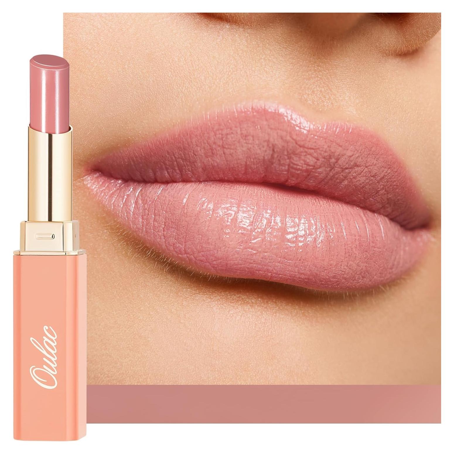 Bálsamo Labial Hidratante Oulac Rosa Malva 2.2g Vegano