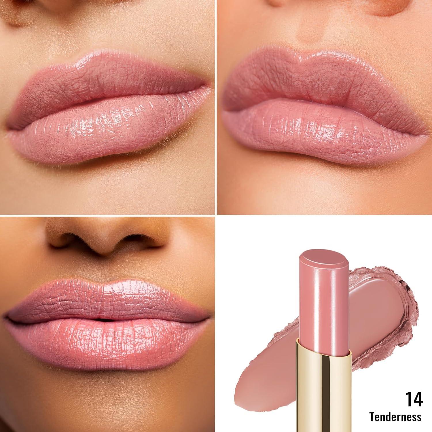 Bálsamo Labial Hidratante Oulac Rosa Malva 2.2g Vegano