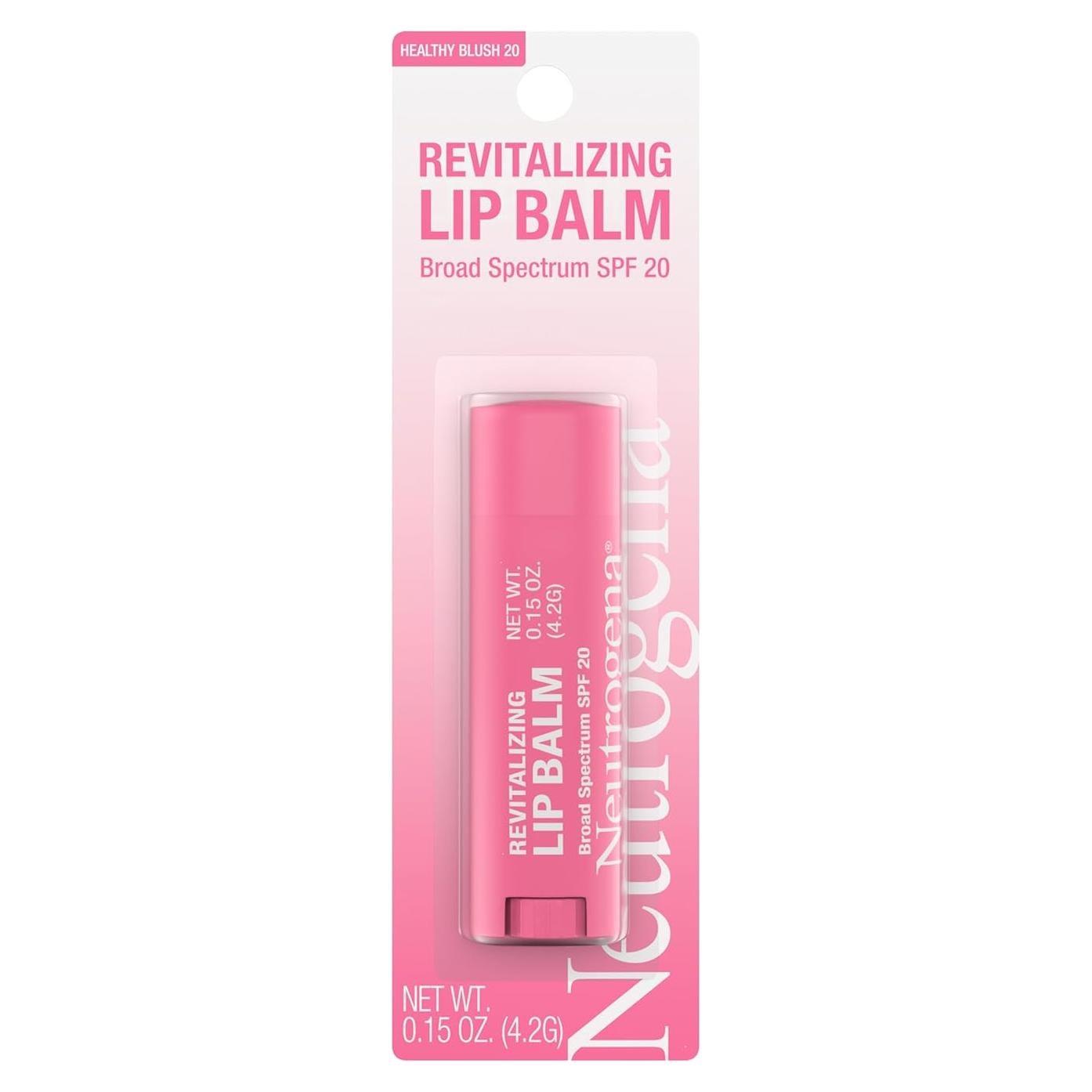 Bálsamo Labial Neutrogena Revitalizante SPF 20 Rubor 20g