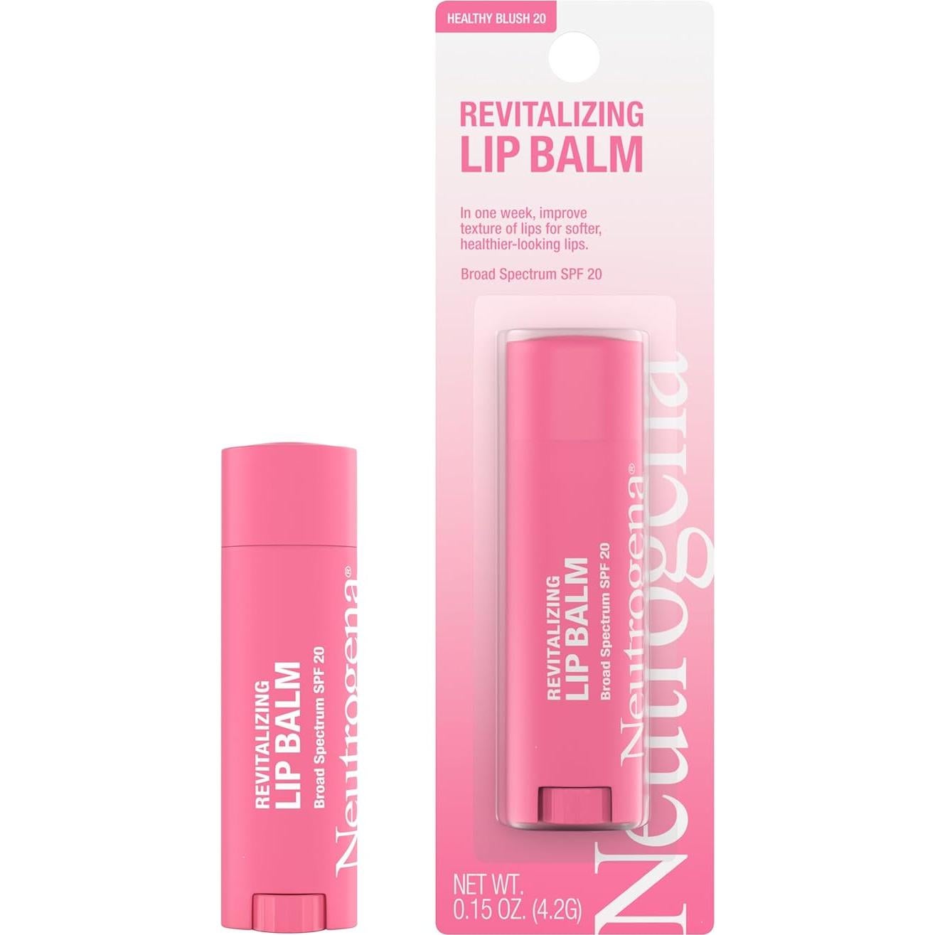 Bálsamo Labial Neutrogena Revitalizante SPF 20 Rubor 20g