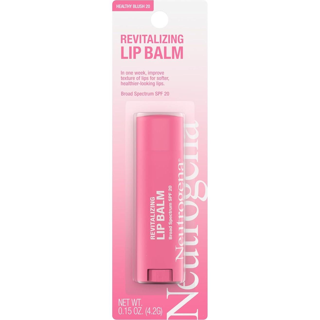 Bálsamo Labial Neutrogena Revitalizante SPF 20 Rubor 20g